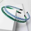 2 PK Shiny Crystal Headbands Beaded Hair Hoop Elegant Women Headwear Hairband Fashion Handmade Girls Hair Accessories