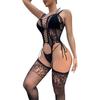 Women Sexy Lingerie Fishnet Bodystocking Babydoll Chemise Halter Nightwear Mini Teddy See Through Lace Body Stockings