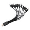 Кабель USB 10 в 1 многофункциональный универсальный кабель для зарядки телефона USB на многопортовый зарядный кабель шнур для зарядного устройства Samsung Nokia