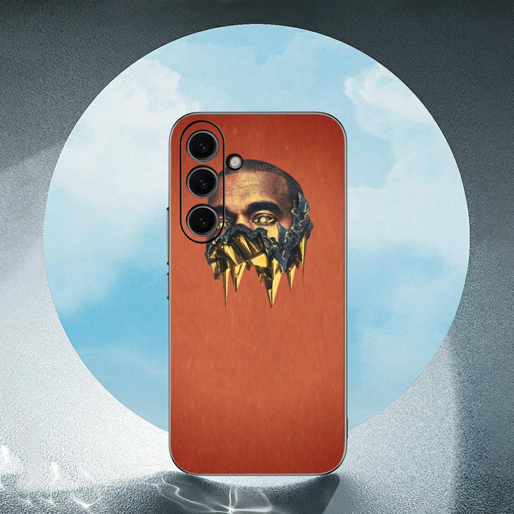 K-Kanye W-west Ye Album For Samsung Galaxy S23 S24 S25 Ultra S22 Plus S21 Black Soft Case Waterproof Soft Case