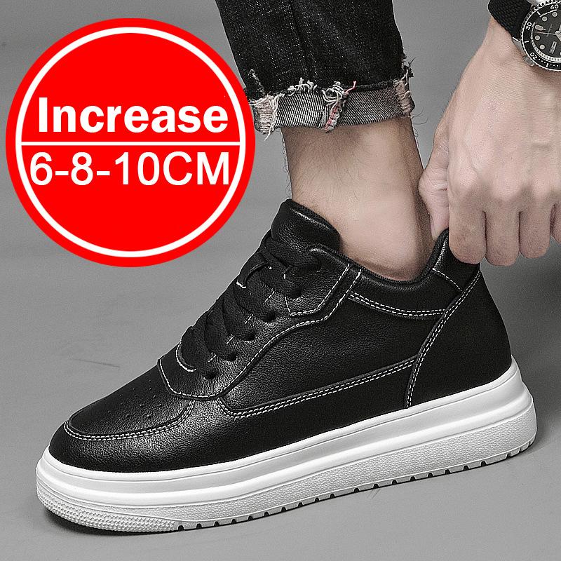 Genuine Leather Elevated Elevator Shoes, Elevated Shoes, Men's Insoles 6/8CM Men's Sports Shoes, Sport Zapatos Para Hombre36-46