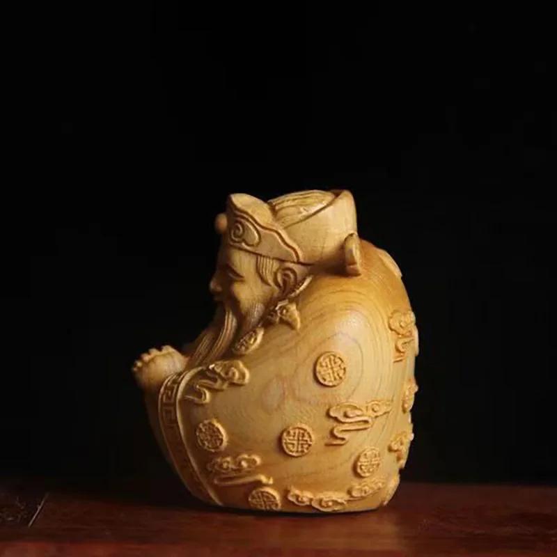 Китайский стиль натуральное дерево резные фигурки скульптуры предметы интерьера офисы фен-шуй статуи украшения