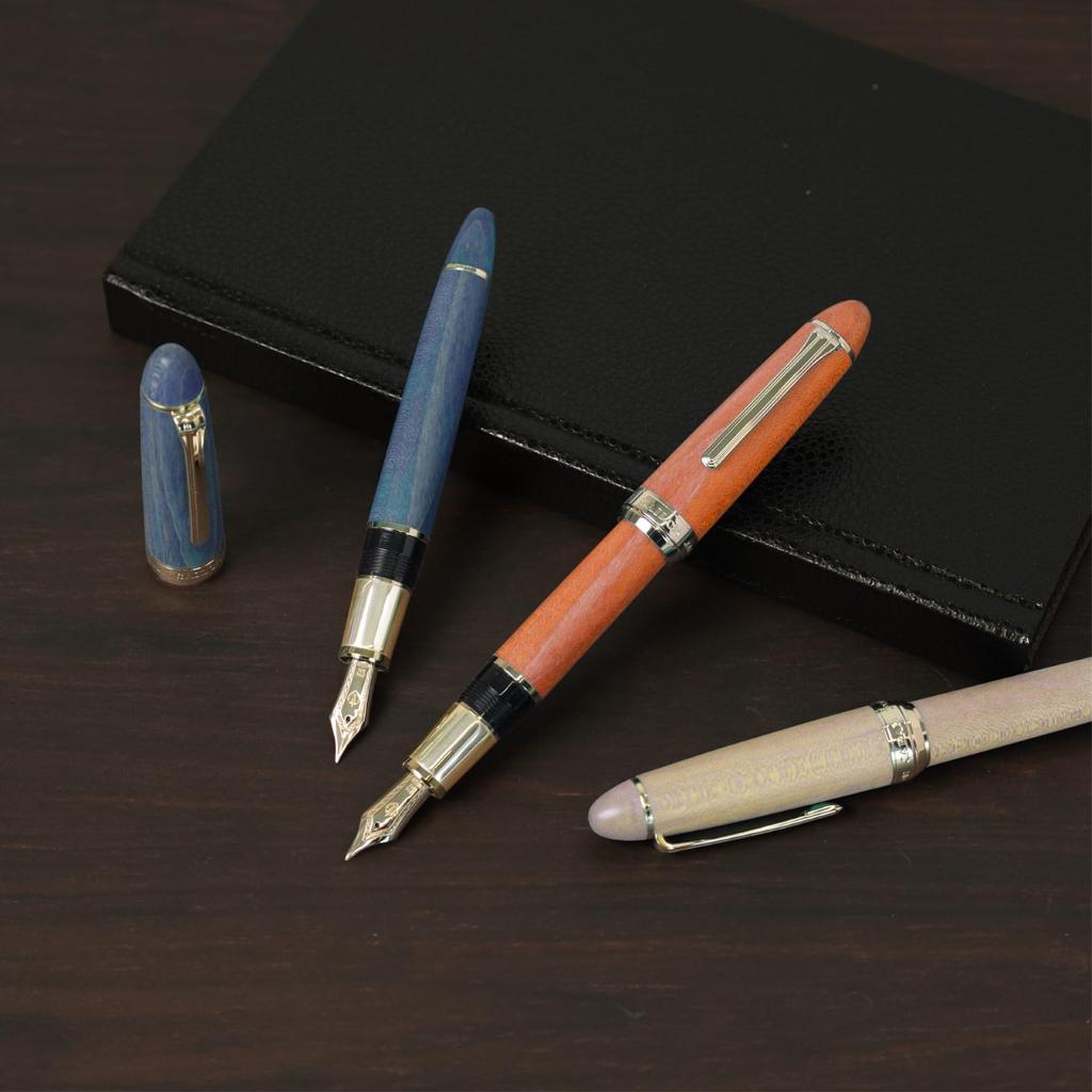 Sailor Hard Maple Fountain Medium Fine Перо золотое 21K, Индиго, Кончик, Перо, 10-7830-340