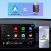 Single Black ABS Bluetooth 5.0 Wired to Wireless CarPlay Converter