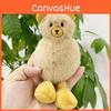 Plush Bear Whimsical Bag Charm Keychain Adorable 18cm Doll For Girls Gifts