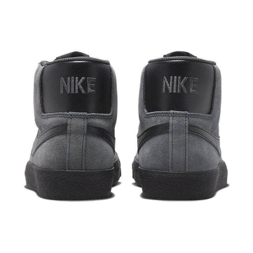 Nike Zoom Blazer Mid SB Антрацит Черные мужские кроссовки Серые FD0731-001