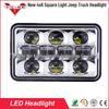 4x6 Square LED Work Light for Jeep and Trucks – Suitable for Headlight Modification