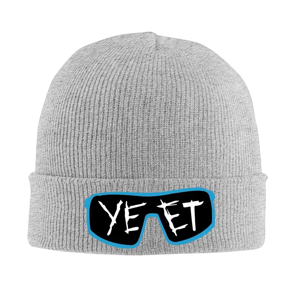 YEET Sunglasses Cool Design Black Frame Unisex Women Unisex Knitted Hat Beanie Pullover Cap Winter Thermal Warm Christmas Outd