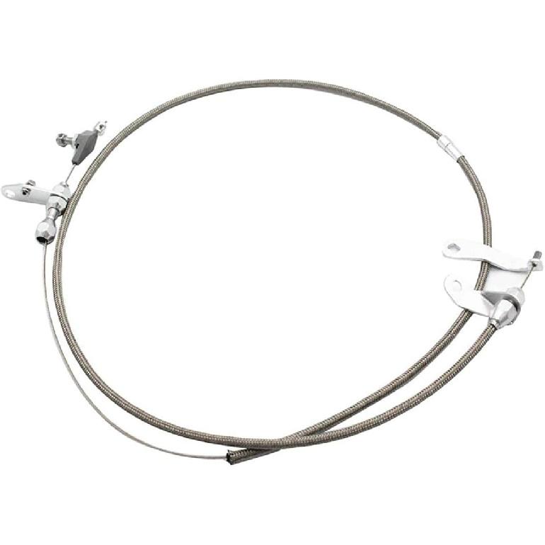 Kick Down Cable Throttle Wire Stainless Steel Braided | For Ford C4 C-4 Car Accessories Transmission Detent Kickdown Trans