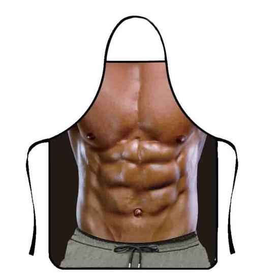 Funny Sleeveless Apron for Men Creative Cooking Apron with Adjustable Waist Ties White Elephant Gifts Holiday Aprons