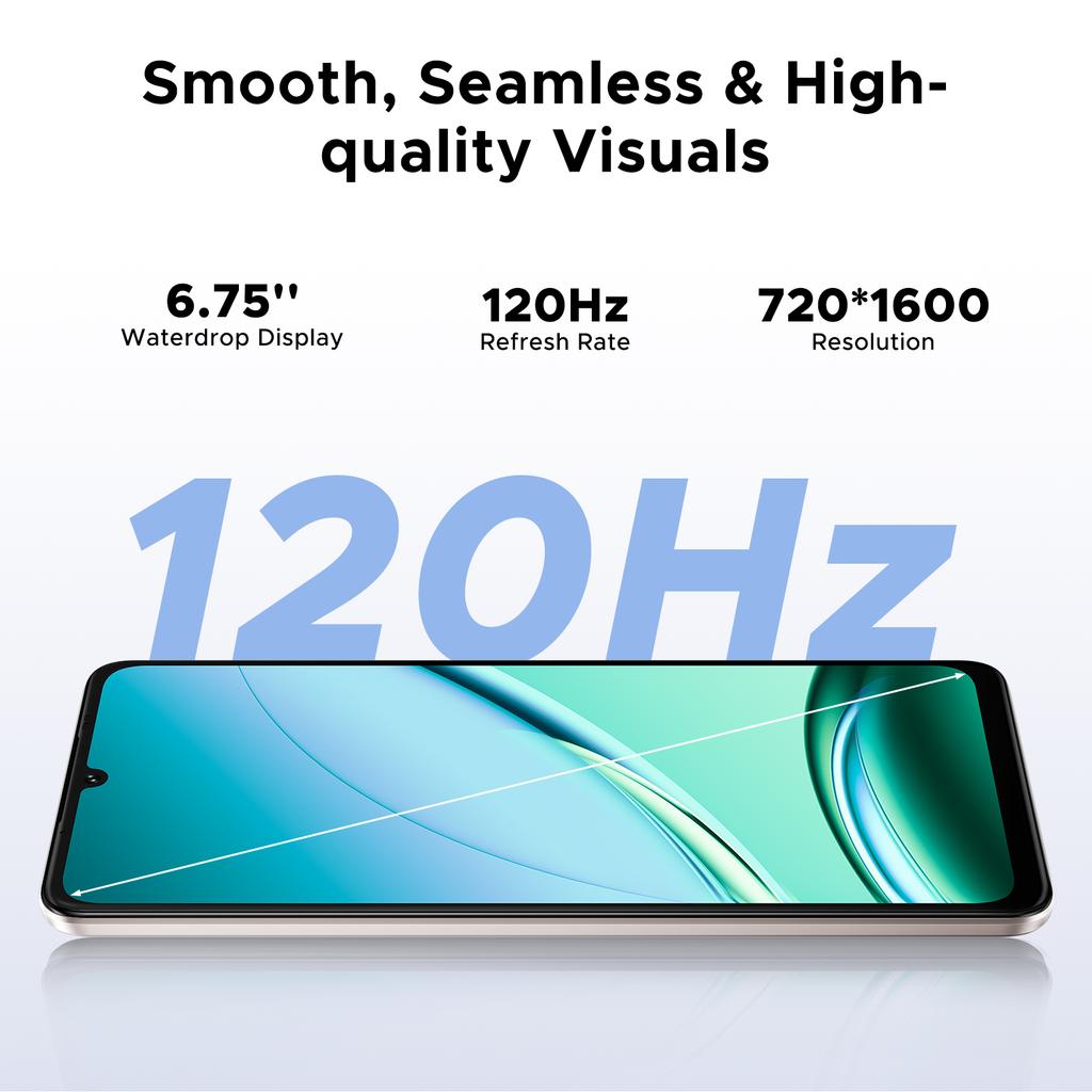 DOOGEE Note59 Pro 5G Smartphone 32GB 256GB 6.75" HD+ 120Hz UNISOC T8200 6250mAh Battery NFC Android15 Mobile Phone