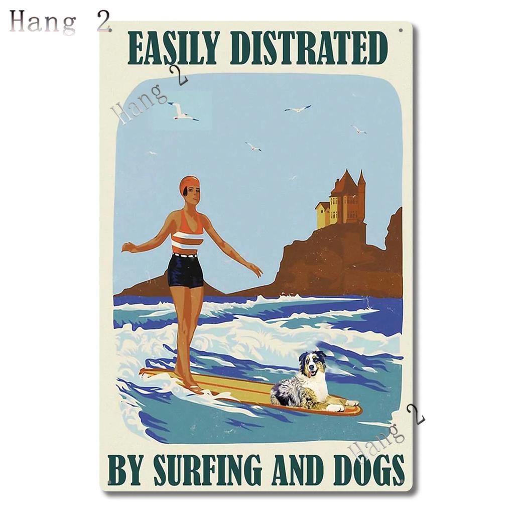 Австралийская металлическая жестяная табличка Настенный декор Постер с австралийской овчаркой Собака Мыло для ванны Подвесная табличка Алюминиевая вывеска Постеры 8x12 дюймов