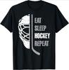 Личность Есть Спать Хоккей Повторять Рождество для Подростка Взрослого Хоккейная Футболка Крутая Модная Мужская Графическая Футболка Повседневная Все-мат...
