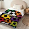 Custom Soccer Blanket, High quality Comfortable for All Seasons, Home Decor, Warmth and Comfort