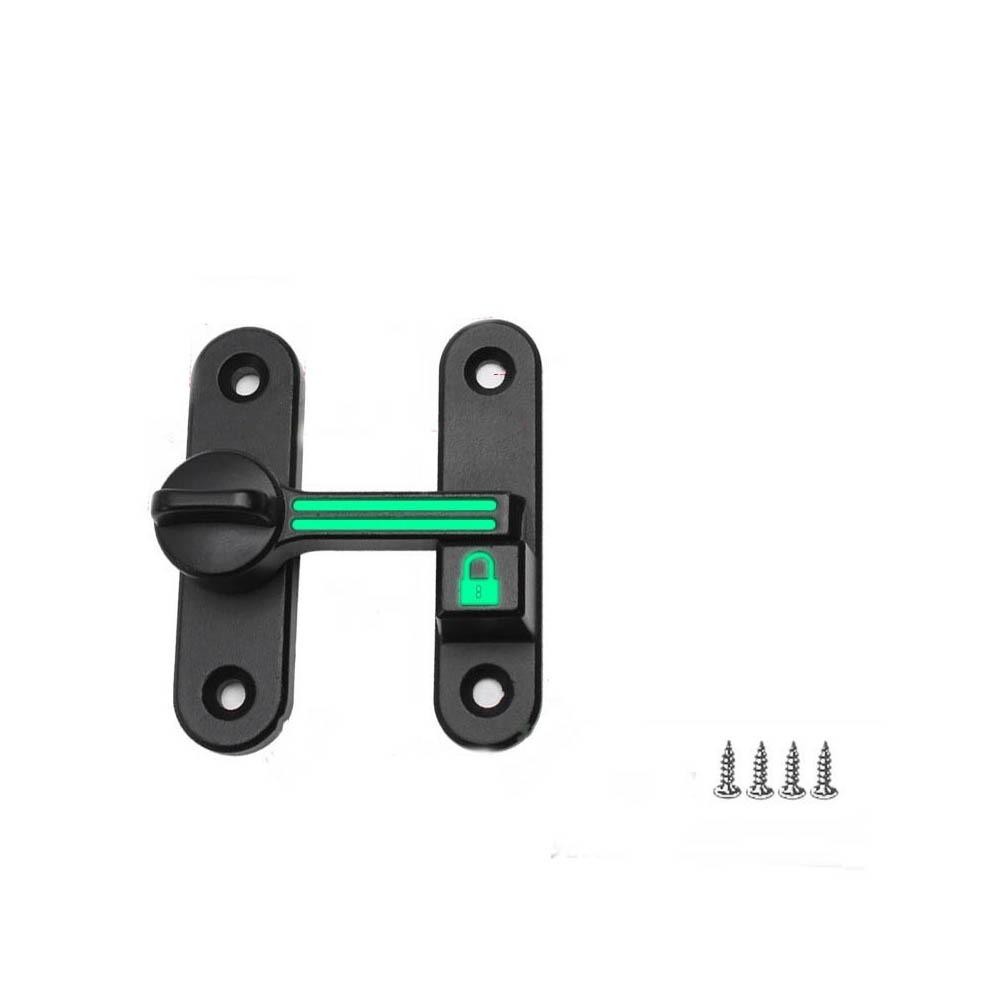 90/180 Degree Sliding Door Lock Zinc Zinc Zinc Alloy Door Catch Bolt Protable Door Hasps Window