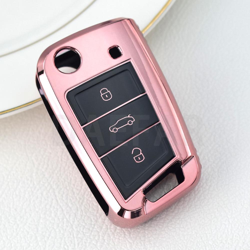 Подходит для Volkswagen Vw Golf 7 Gti Mk7 R Touran Skoda Octavia 3 Superb Karoq Kodiaq Seat Leon Mk3 Ateca ТПУ Чехол-футляр для автобрелока