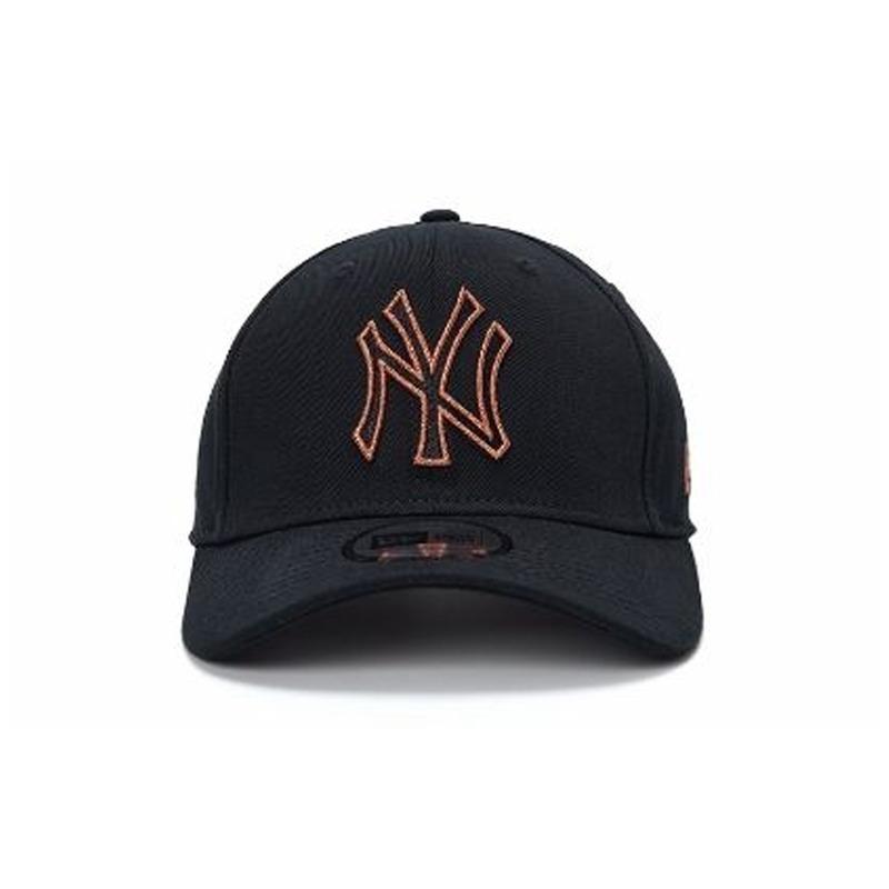 New Era Logo peaked cap, unisex couple style, black 12877337