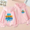 New Six Seven Zip Up Hoodies Children's Funny 67 Brainrot Sweatshirts Kid Girl Boy Zipper Hoody Casual Fashion Tops