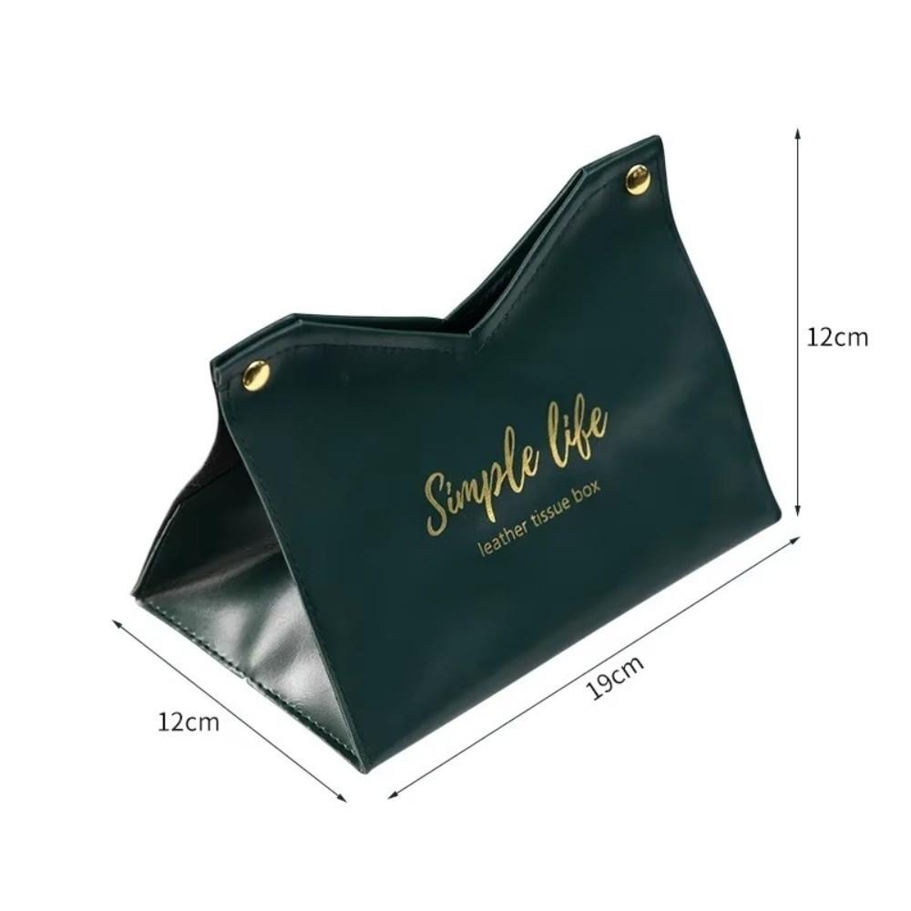 Большой кожаный чехол-органайзер для салфеток Современная автомобильная коробка для салфеток Держатель для салфеток Декор для гостиной дома