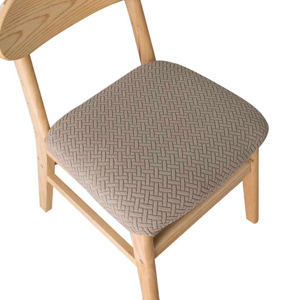 Водонепроницаемая подушка для столовой из спандекса, твердый чехол на сиденье стула, съемные чехлы с моющейся защитой для мебели