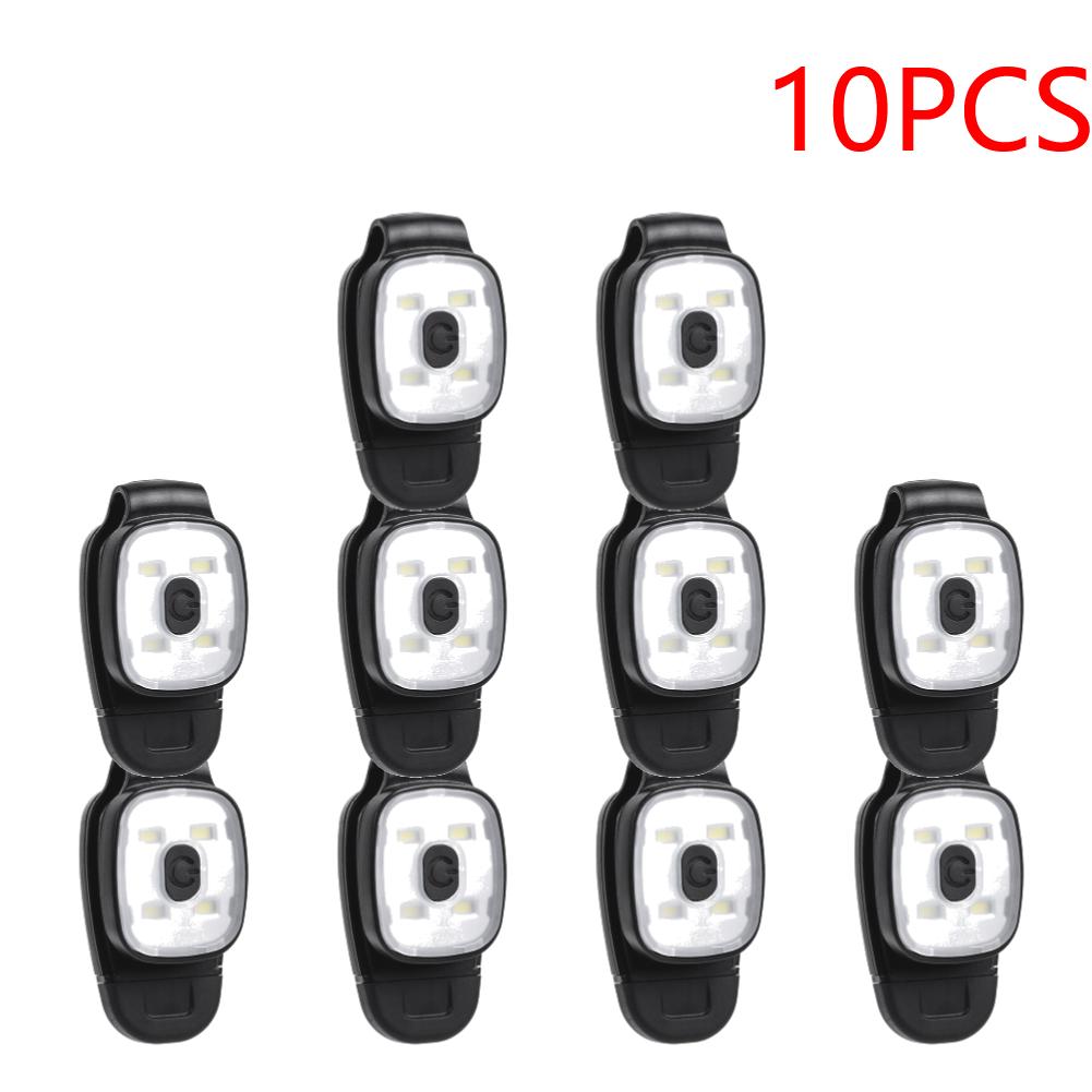 2-10 шт. Светодиодный фонарик-клипса с USB-зарядкой, светодиодные фонари для бега, многофункциональные, легкие, предупреждающие огни для ночных прогулок, рыбалки