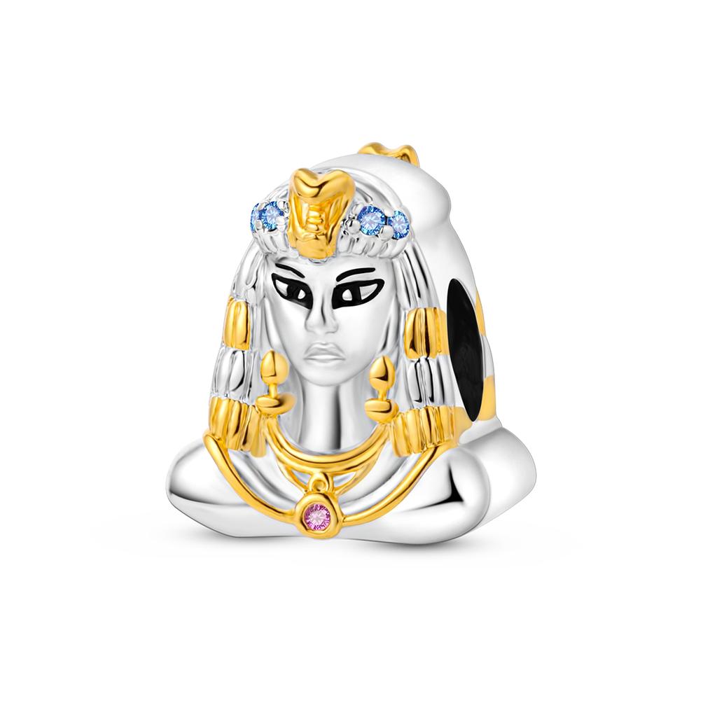 Медные подвески-шармы Крест Ангел Пирамида Фараон Бусины Подходят для оригинального браслета DIY Ювелирные шармы