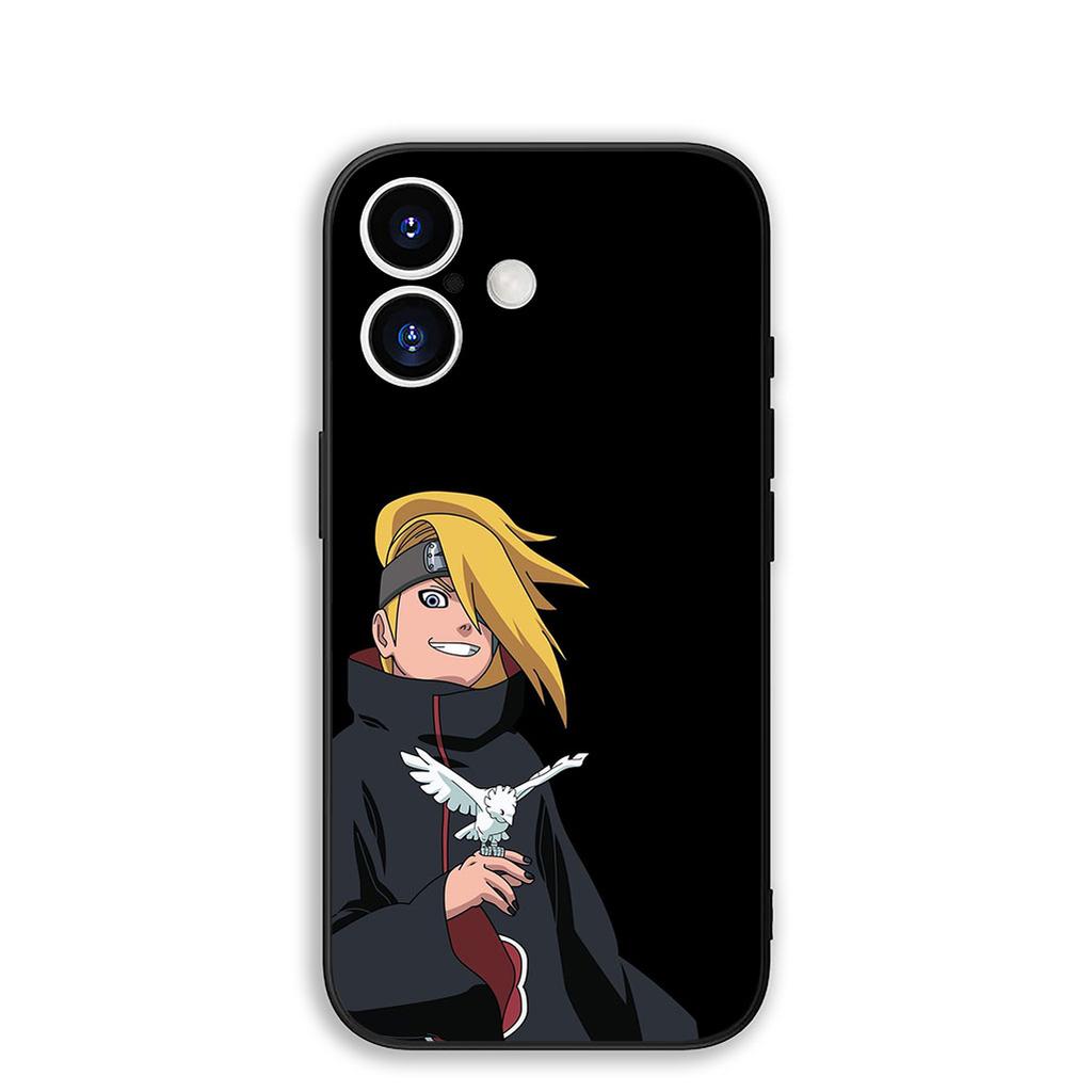 for Apple iPhone 16 15 14 11 Pro Max 6 7 8 Plus + SE2 SE3 SE 2022 2020 8+ Phone Case Akatsuki Deidara Narutos Itachi Uchiha