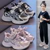 Модная спортивная обувь для девочек Детские кроссовки для бега Мужские сетчатые кроссовки Дышащая повседневная обувь
