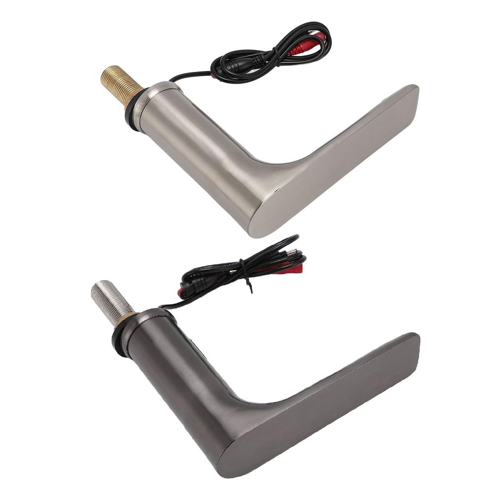 Бесконтактный электронный смеситель с питанием от батареи, вертикальный смеситель для раковины в ванной комнате, наружная резьба G1/2