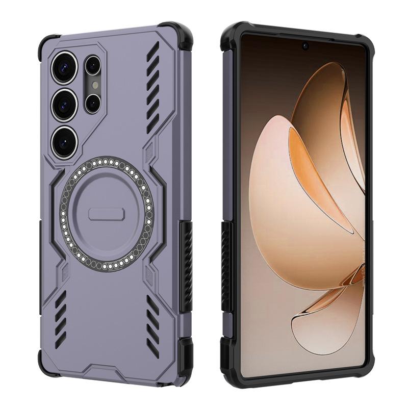 Применимо к Samsung S26Ultra бабочка броня магнитный чехол для мобильного телефона S25Ultra теплоотвод S25FE противоударный защитный чехол