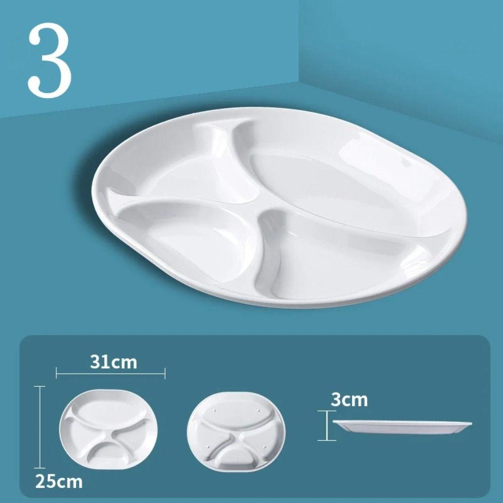 Пластиковый поднос для фаст-фуда Многофункциональный контейнер для обеда Тарелки для школьной столовой