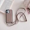 Кошелек-книжка с отделениями для карт и ремешком через плечо для iPhone 16 Pro Max 15 Plus 14 13 12 11, вертикальная сумка, карман, длинный ремешок, чехол