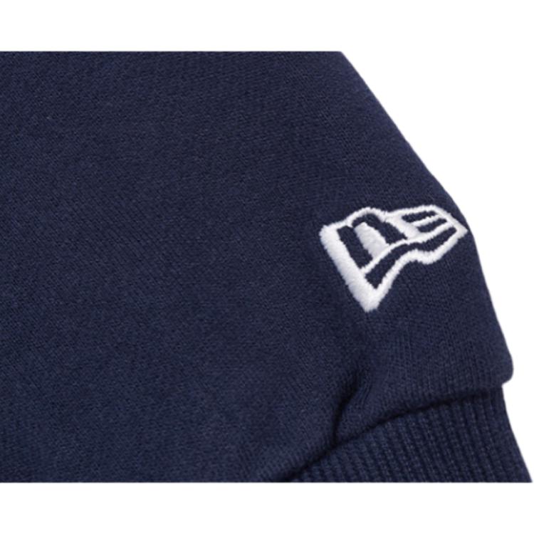 New Era MLB Винтажная Серия Академического Клуба Лос-Анджелес Доджерс Молния Свободная Длинный Рукав С Капюшоном Куртка Унисекс Куртки Темно-Синий 14385215