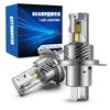 GEARPOWER H4 LED Headlight, 30,000 LM, 700% Bright, 6500k, Cool White, Integrated H4 LED,