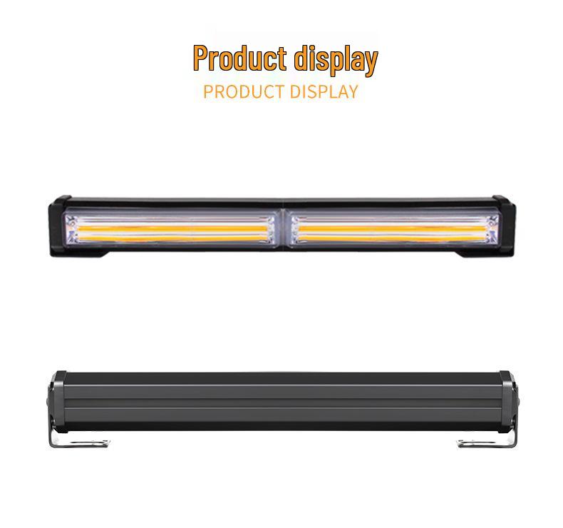 COB Single Row Light for Car Grille, Truck Roof, Rescue Warning, and Bumper Strobe.