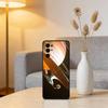 Чехол для телефона S-Trek Космическая тематика Для Samsung S25, S24, S21, S22, S23, S30, Ultra, S20, Plus, Fe, Lite, Note, 10, Черная крышка