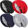 Solid Color Baggy Hat Double Layer Women's Bonnets New Night Sleep Cap