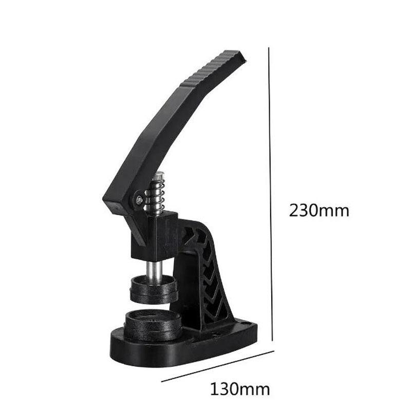 Инструмент для прессования часов с набором инструментов для замены батарейки для часов, 12 штампов, ручной пресс для стекла, передней и задней крышки корпуса часов, винтовой пресс