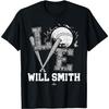 Поношенная бейсбольная футболка Love Will Smith Kansas City