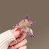 Exquisite Romantic Iris Flower Brooch Wedding Party Gifts Brooches Jewelry  For Men Women