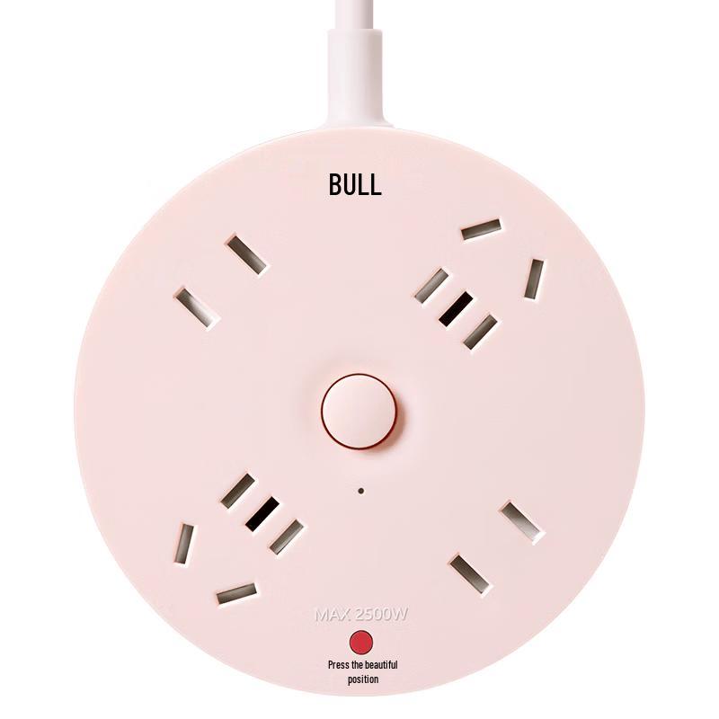 BULL Round Power Strip CN plug (adapter included)