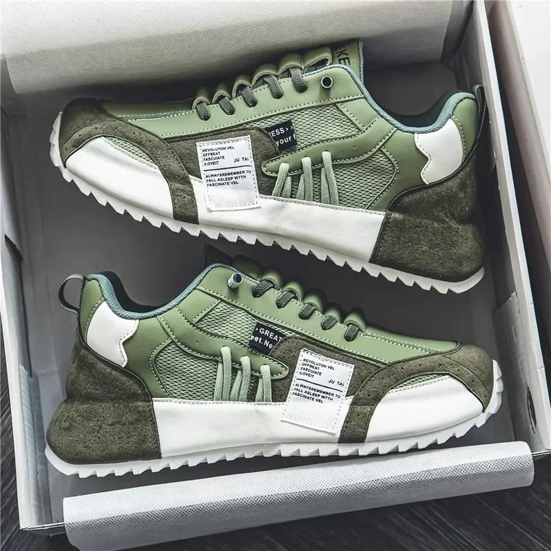 Модная обувь для мужчин, повседневная спортивная, трендовая, разработанная индивидуальность, эластичная, вулканизированная обувь, мужские кроссовки, удобная, дышащая обувь