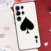 Чехол Туз пик для Samsung Galaxy S25 FE S23 FE S20 S21 S22 S24 S25 S26 Ultra S10 S25 Plus Защитный корпус