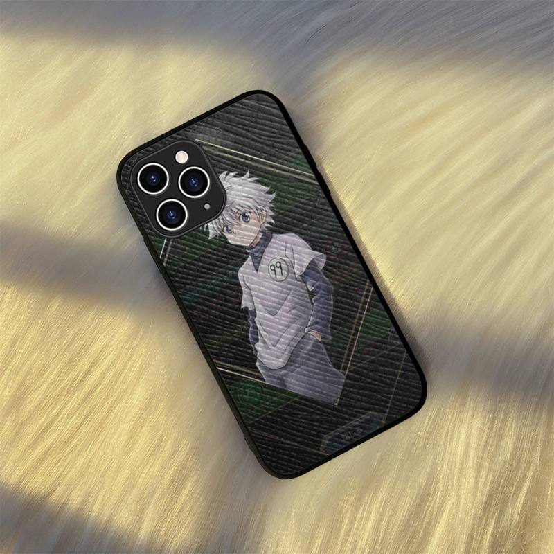 Чехол для телефона HUNTER x HUNTER Killua Zoldyck с аниме, жесткий кожаный чехол для iPhone 11 12 13 Mini Pro Max 8 7 Plus SE 2020 X XR XS