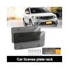 2 Pack Car License Plate Tinted Tag Shield Cover Plastic Clear Protector Car License Plate Frame  Exterior Accessories