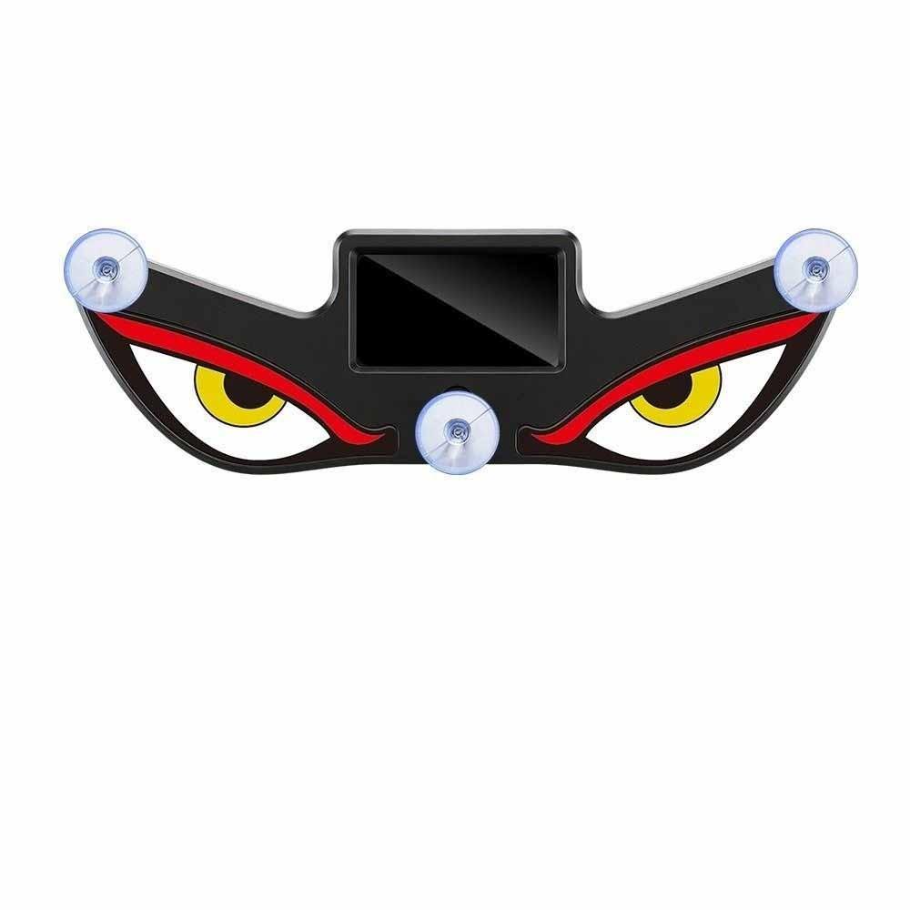 Suction Cup Mount Car Ambient Light Blinking Moving Eyes Anti-Rear-End Light  Universal Car Fit