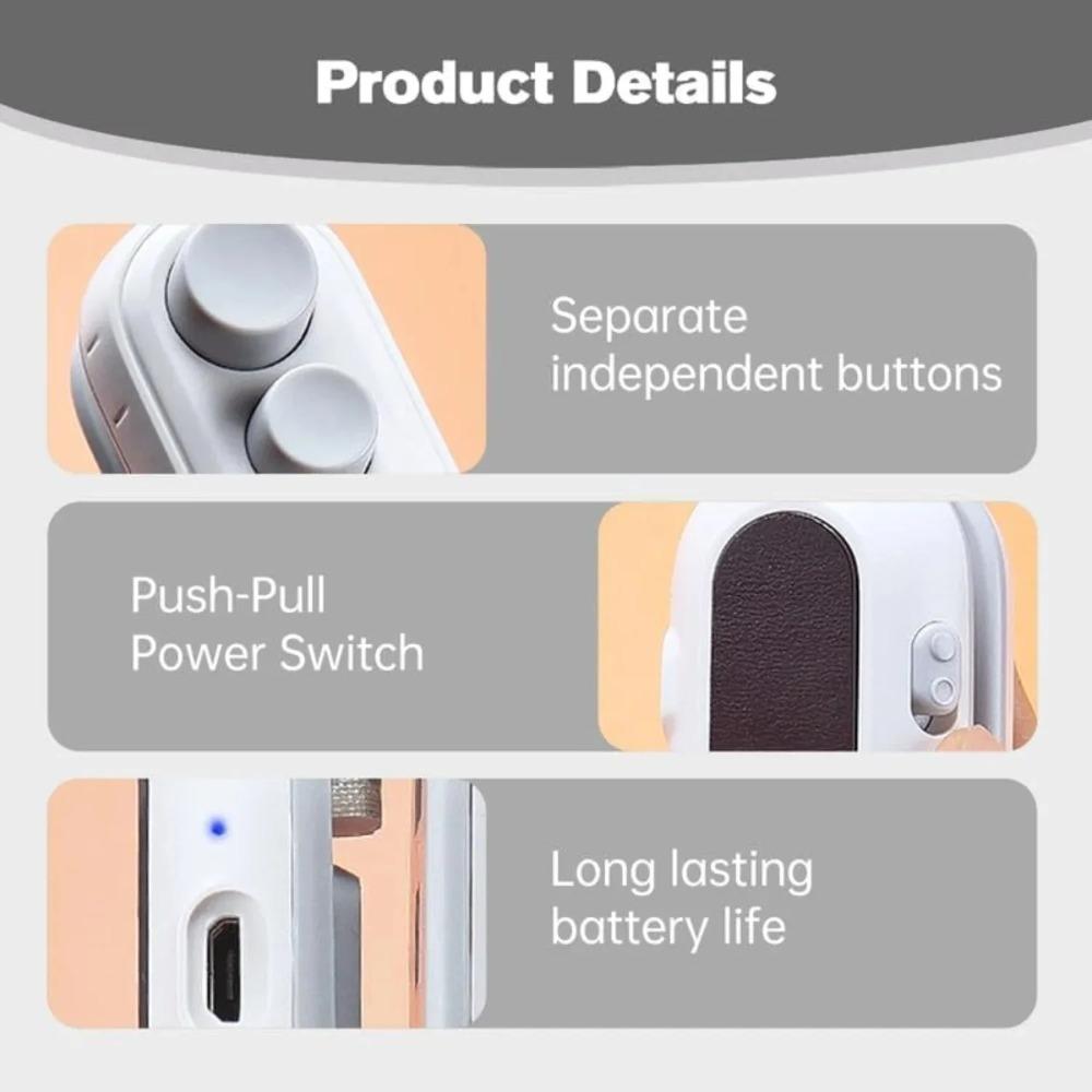 2 in 1 Mini Heat Bag Sealing Machine Moisture-Proof Food Sealer Clip Snack Bag Resealer  Candy