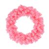 Реалистичный рождественский искусственный венок для двери, имитация гирлянд для создания теплой праздничной атмосферы, легкая установка