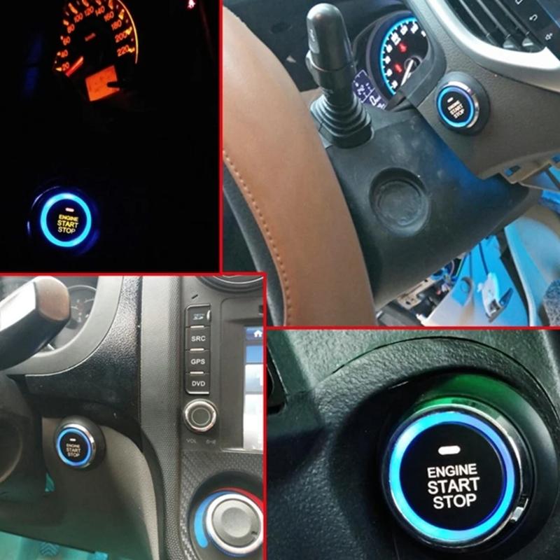 Автомобильная противоугонная сигнализация Система дистанционного запуска зажигания Система кнопки запуска/остановки двигателя с 2 ключами Автомобильный аксессуар