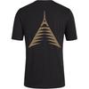 adidas Футболка с коротким рукавом и круглым вырезом, с принтом букв, мужская, черная, KB6914